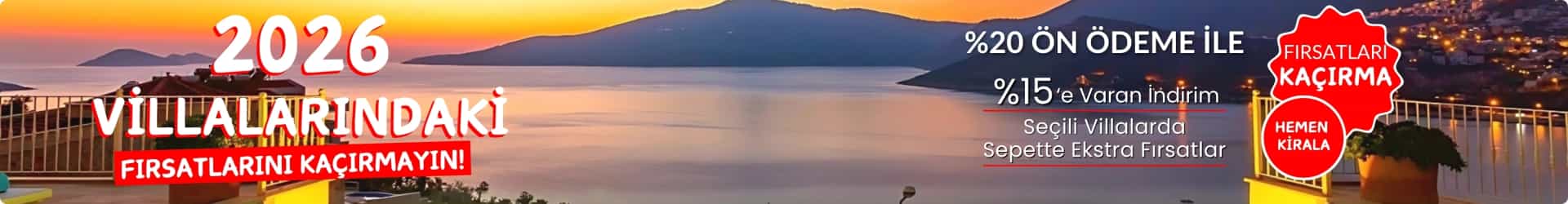 2026 Kiralık Villalar