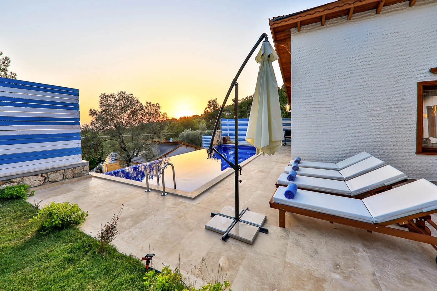 Villa Sunset 1 Korunaklı Havuz 45