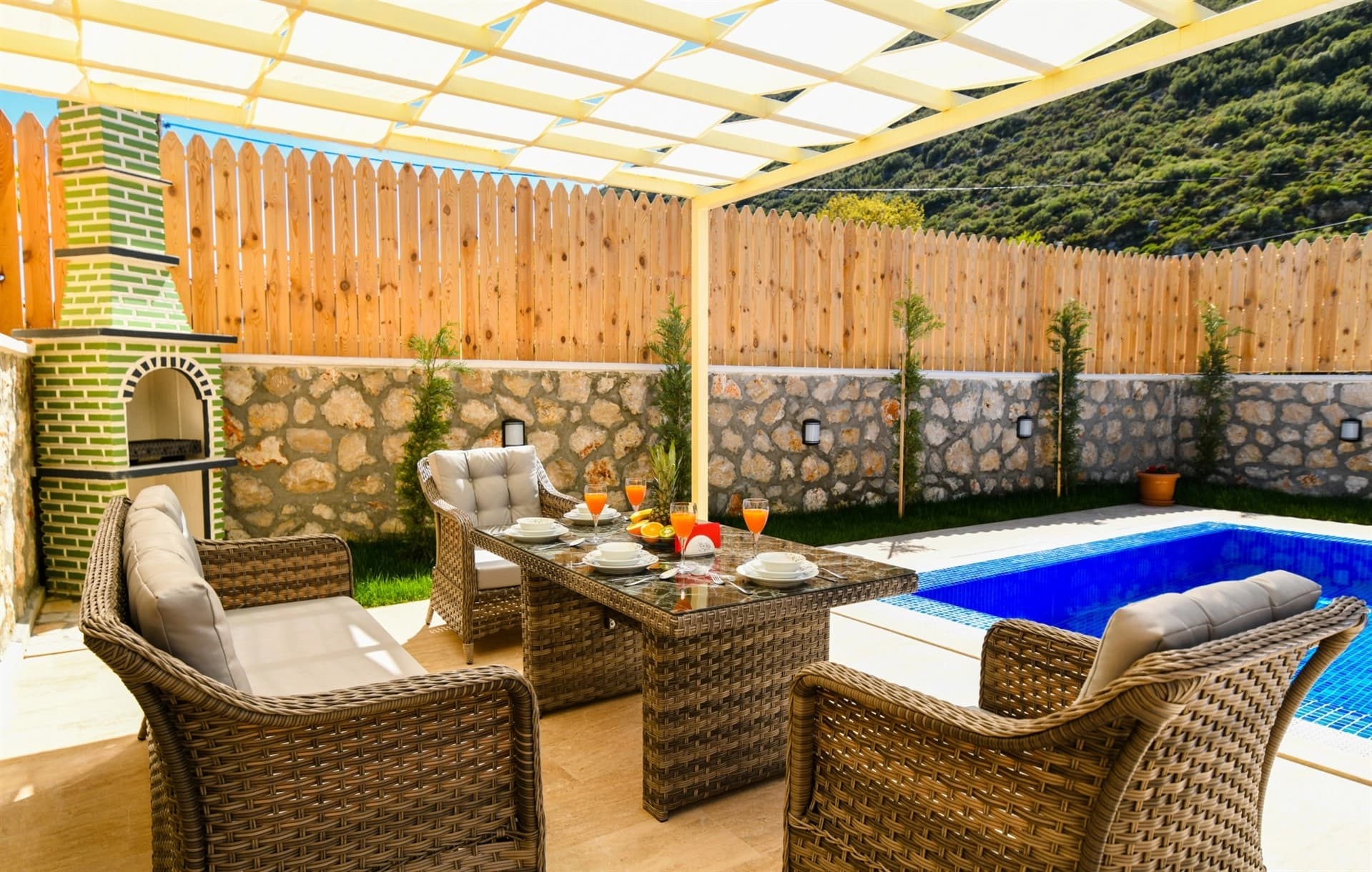 Villa Gamze Korunaklı Havuz 70