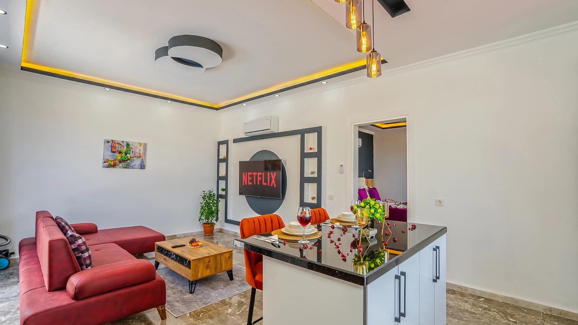 Villa Yiğit Üzümlü Korunaklı Havuz 57