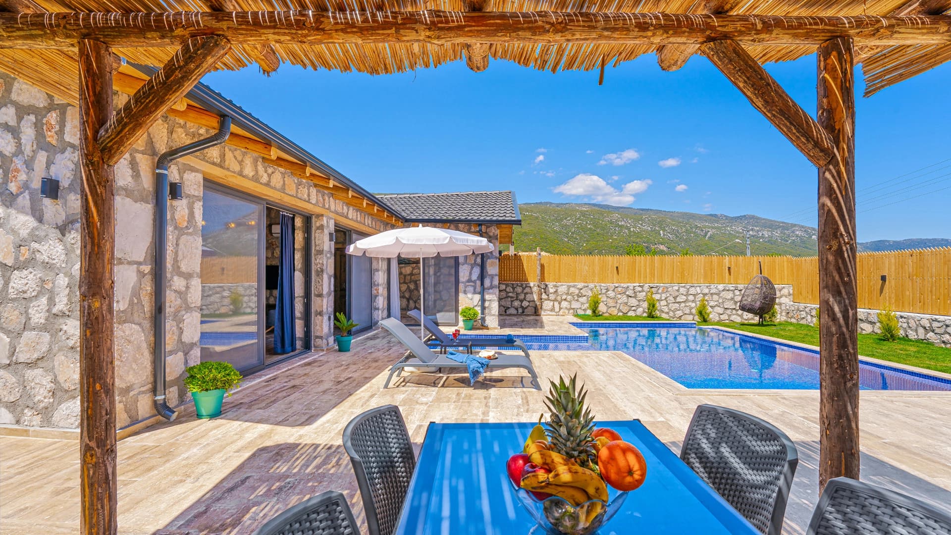 Villa Ege Sarıbelen Korunaklı Havuz 78