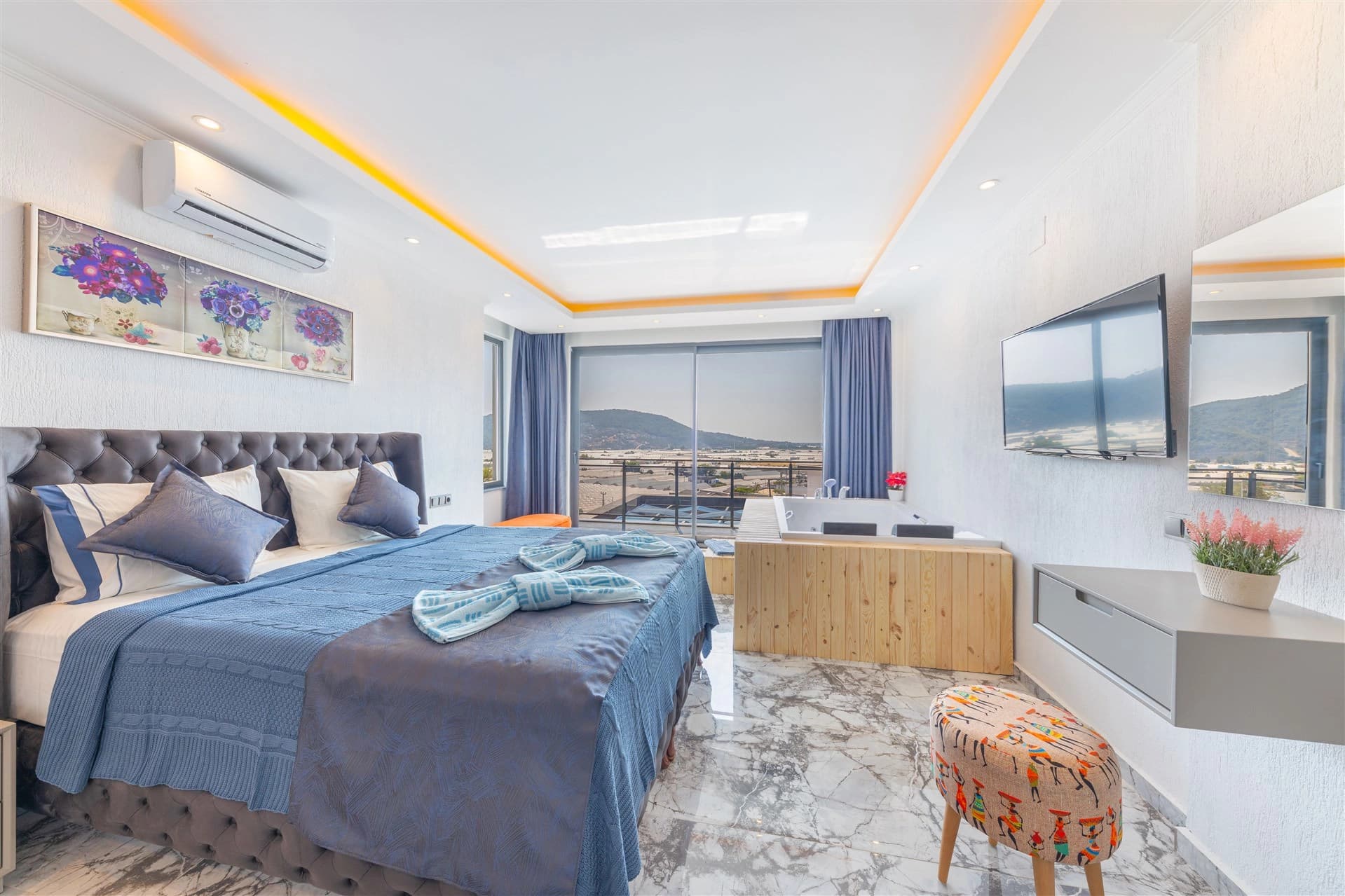 Villa Aslan Luxury Duo Korunaklı Havuz 43