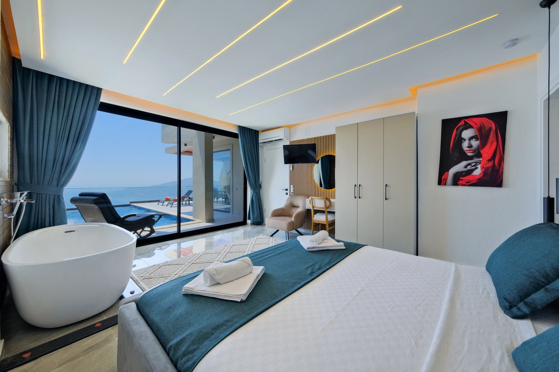 Villa Yüce 3 Isıtmalı Havuz 59